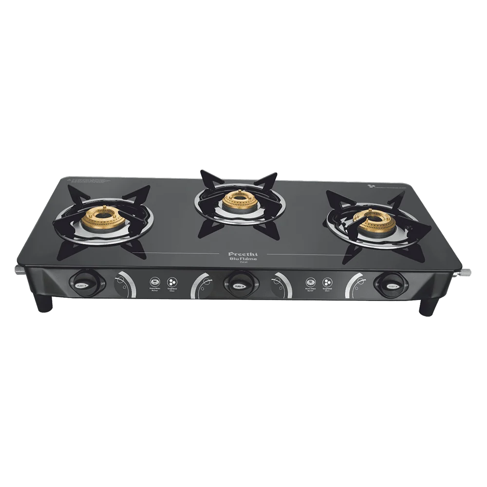 PREETHI GLASS TOP ZEAL PRO 3 BUR