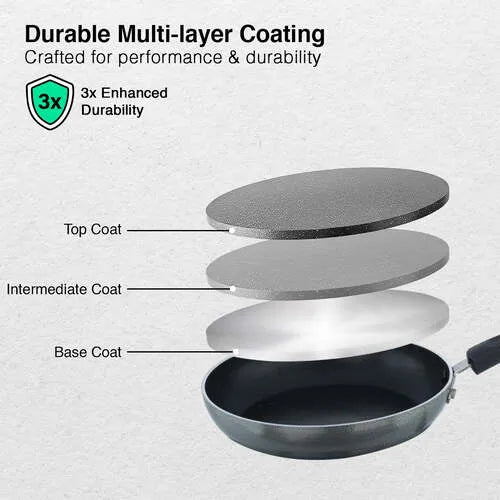 PRESTIGE NONSTICK FRY PAN 26CM INDUCTION BASE