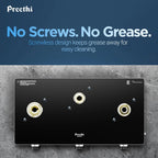 PREETHI SILVERIN  GLASS TOP 3 BUR