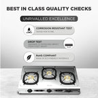 PREETHI GLORY PLUS-3 BUR GAS STOVE