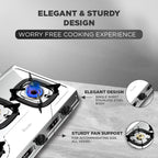 PREETHI GLORY PLUS-3 BUR GAS STOVE