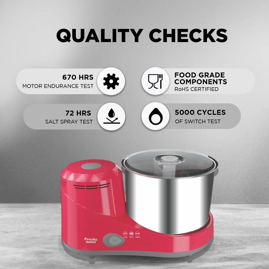 PREETHI GALAXY-2 LIT CAPASITYWED GRINDER