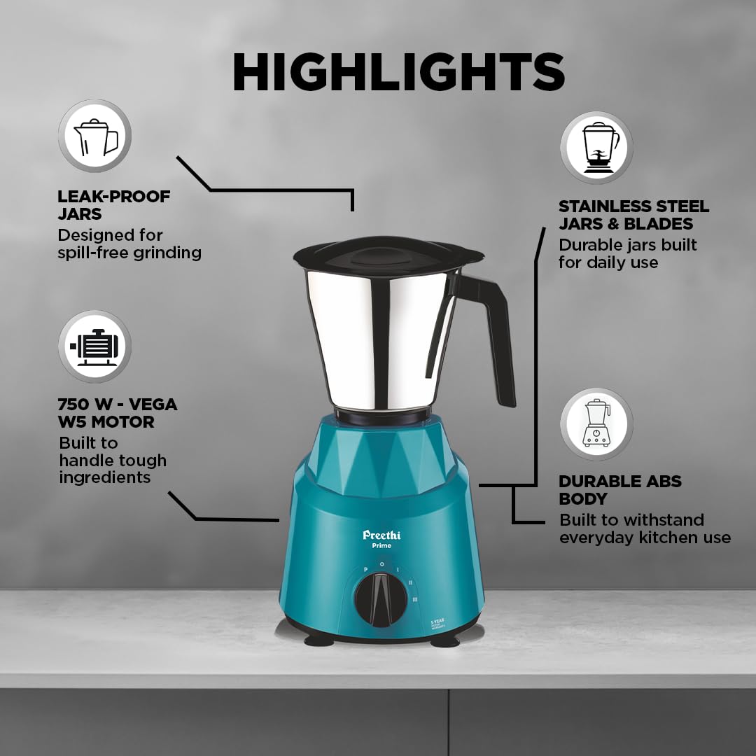 PREETHI  PRIME MIXE 750W MG286