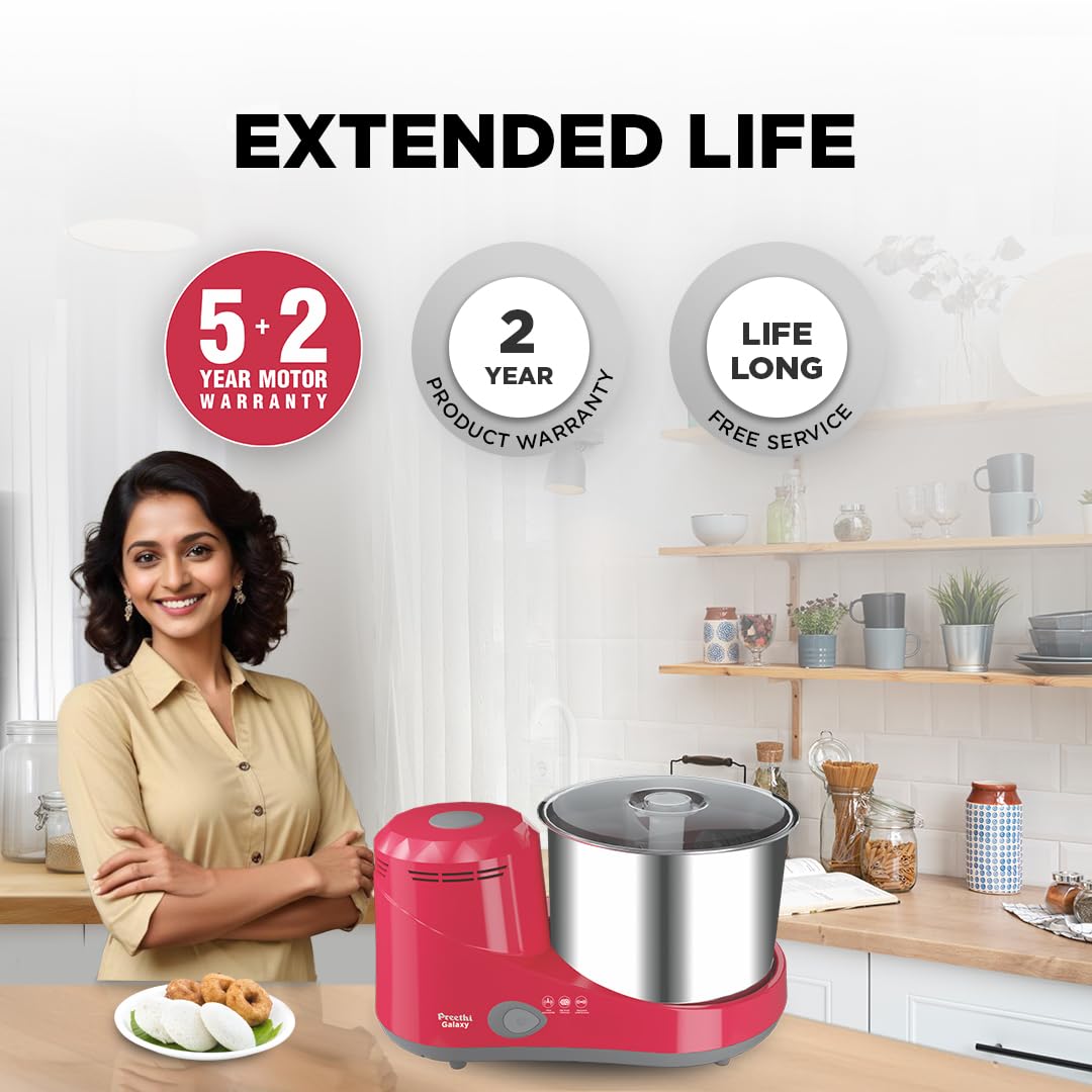 PREETHI GALAXY-2 LIT CAPASITYWED GRINDER