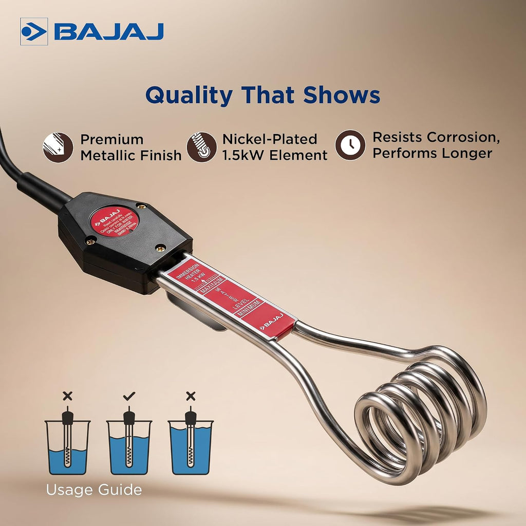 BAJAJ WATER HEATER |WATTAGE-1KW