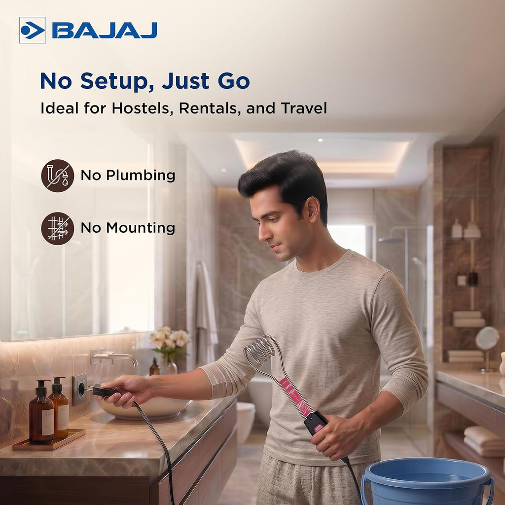 BAJAJ WATER HEATER |WATTAGE-1KW