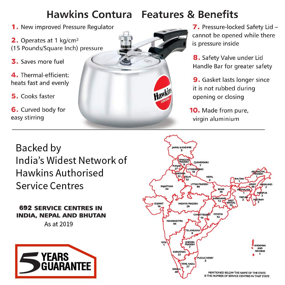 HAWKINS CONTURA ALU Pressure Cooker