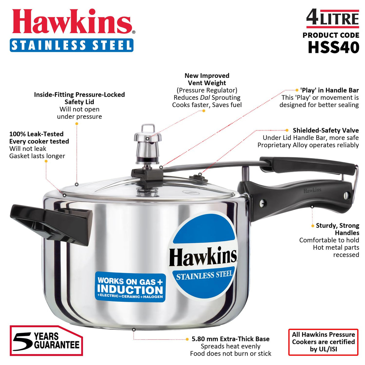 HAWKINS SS CLASSIC Pressure Cooker