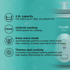 PREETHI GLITTER RICE COOKER-RC336 DP