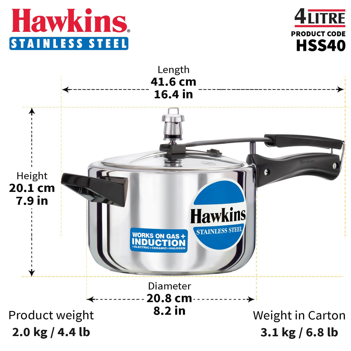 HAWKINS SS CLASSIC Pressure Cooker