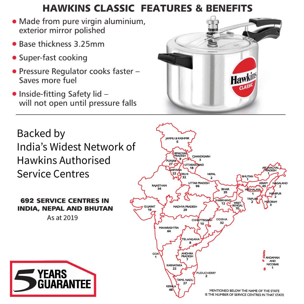 HAWKINS CLASSIC ALU Pressure Cooker