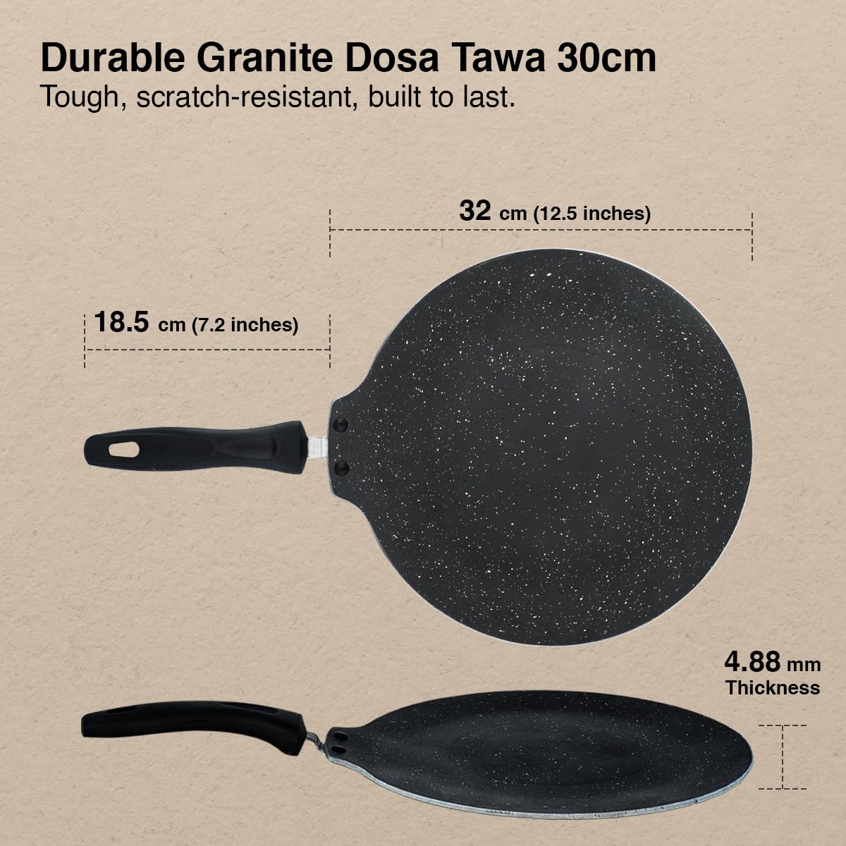 PRESTIGE DURA STONE 6 LAYER TAWA