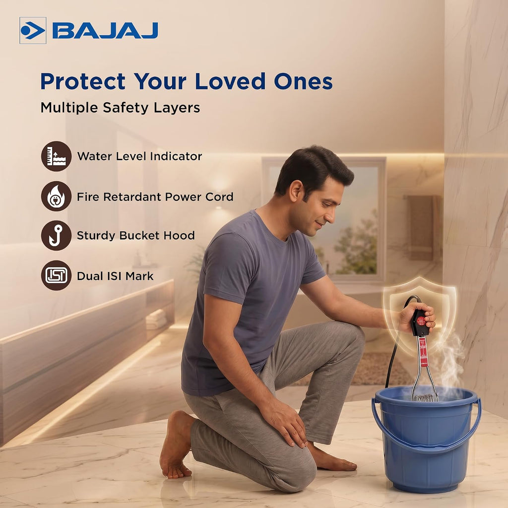 BAJAJ WATER HEATER |WATTAGE-1KW