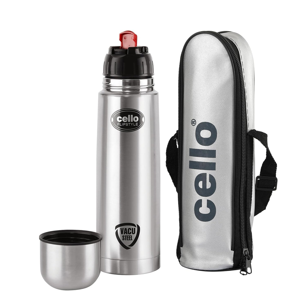 CELLO FLIP STYLE SS FLASK
