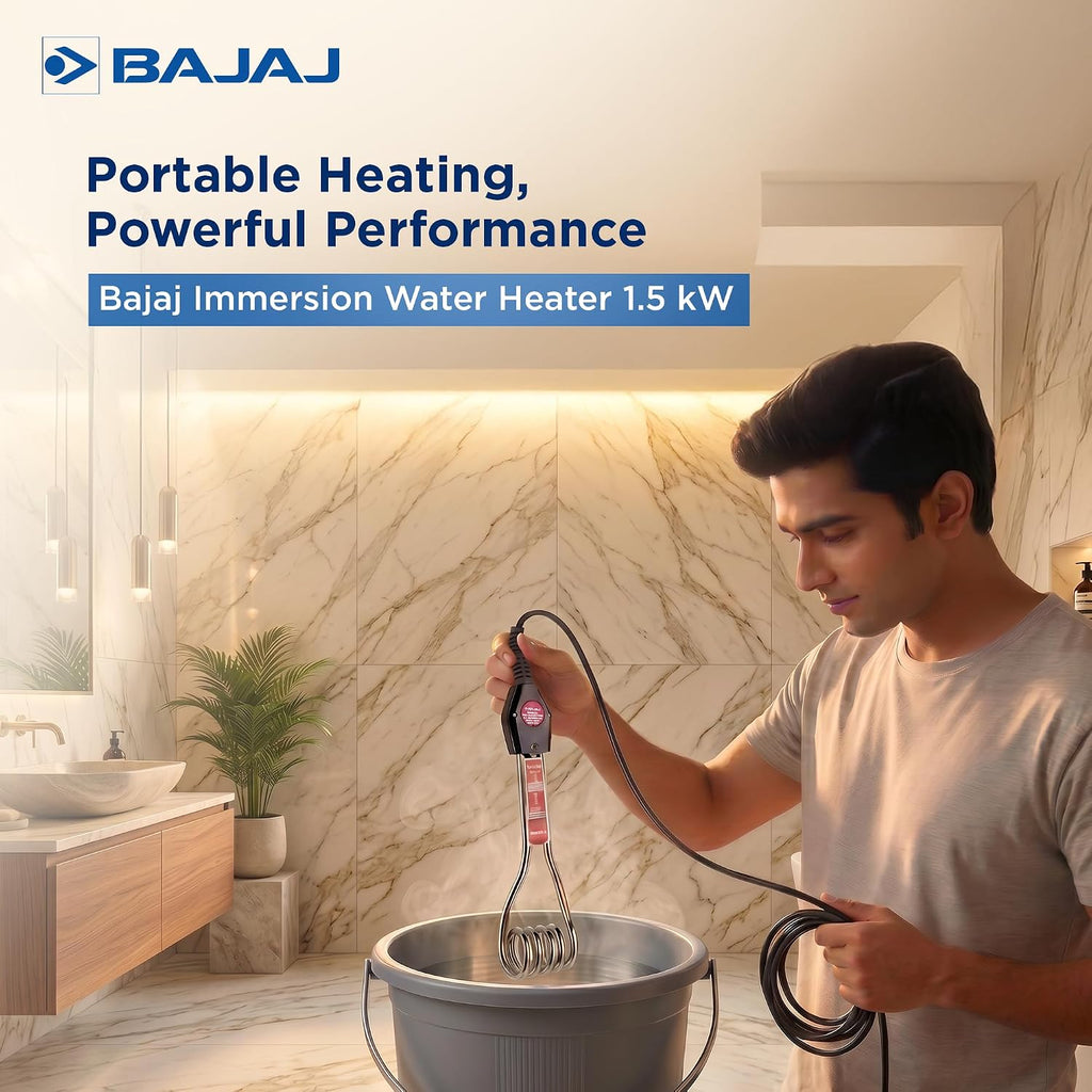 BAJAJ WATER HEATER |WATTAGE-1KW