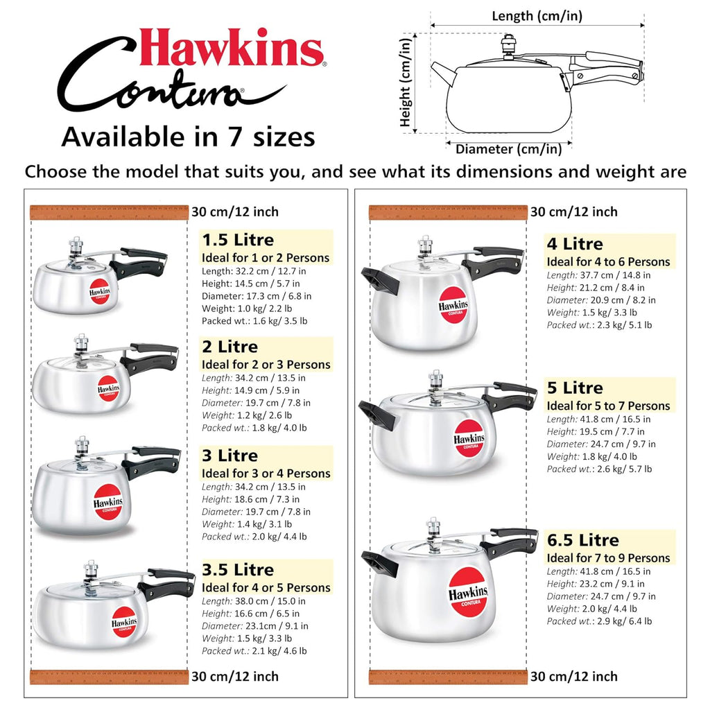 HAWKINS CONTURA ALU Pressure Cooker