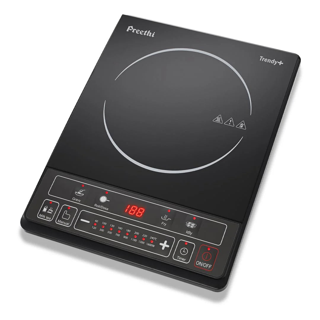 PREETHI TRENDY + INDUCTION COOK TOP |1600W