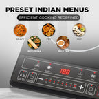 PREETHI TRENDY + INDUCTION COOK TOP |1600W