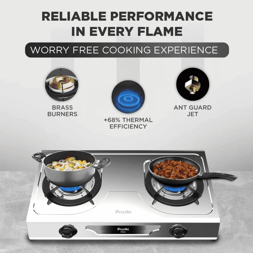 PREETHI GLORY 2 BUR GAS STOVE