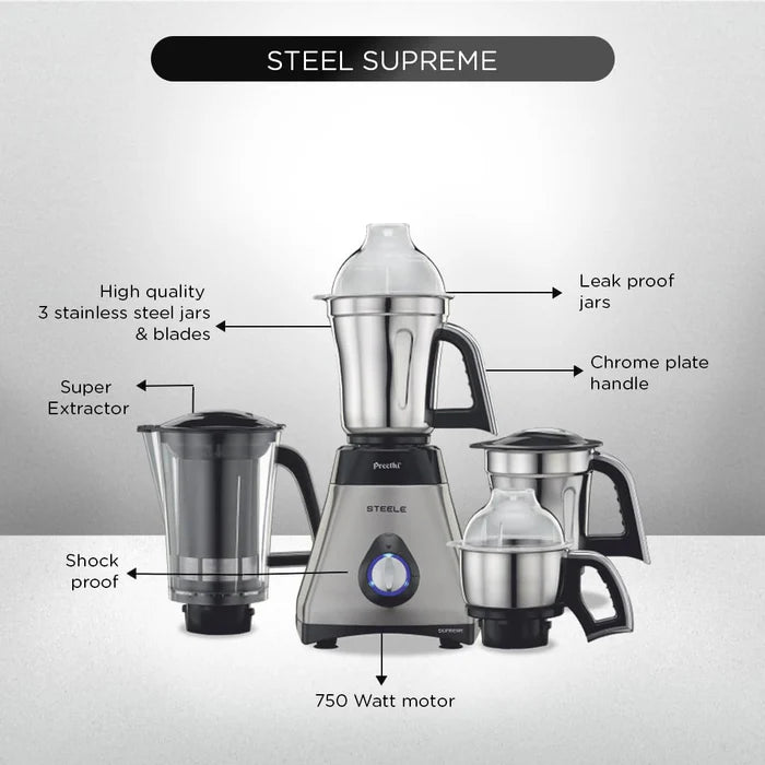 PREETHI STEELE-750W MG-208